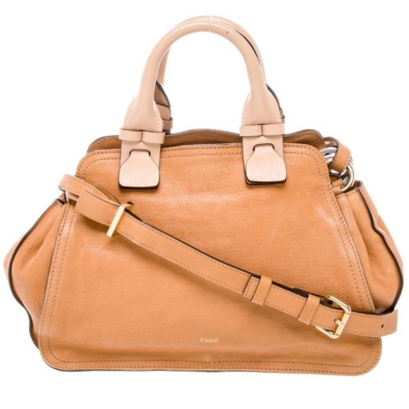 Chloe Handbags - Chloe Tan Leather Bag w/crossbody strap